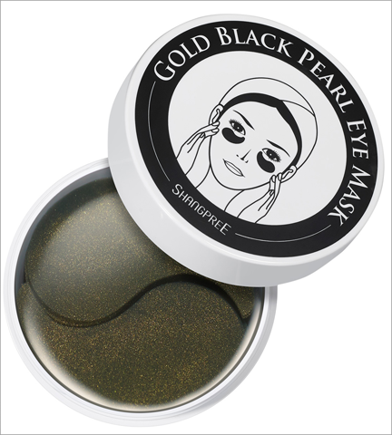 Shangpree Gold Black Pearl Eye Mask